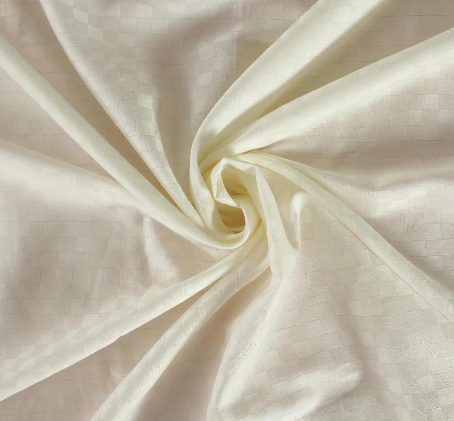 AVA - Vanilla - Pure Cotton Jacquard King Bedsheet (108×108 inches)