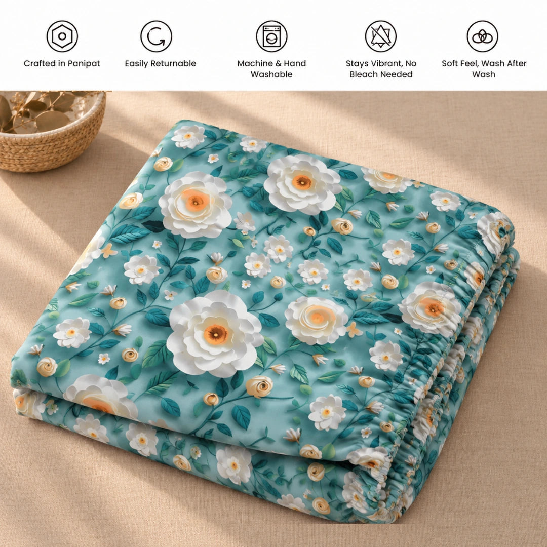 Akira - King - 7D Design Fitted Bedsheet (78×72 inches)