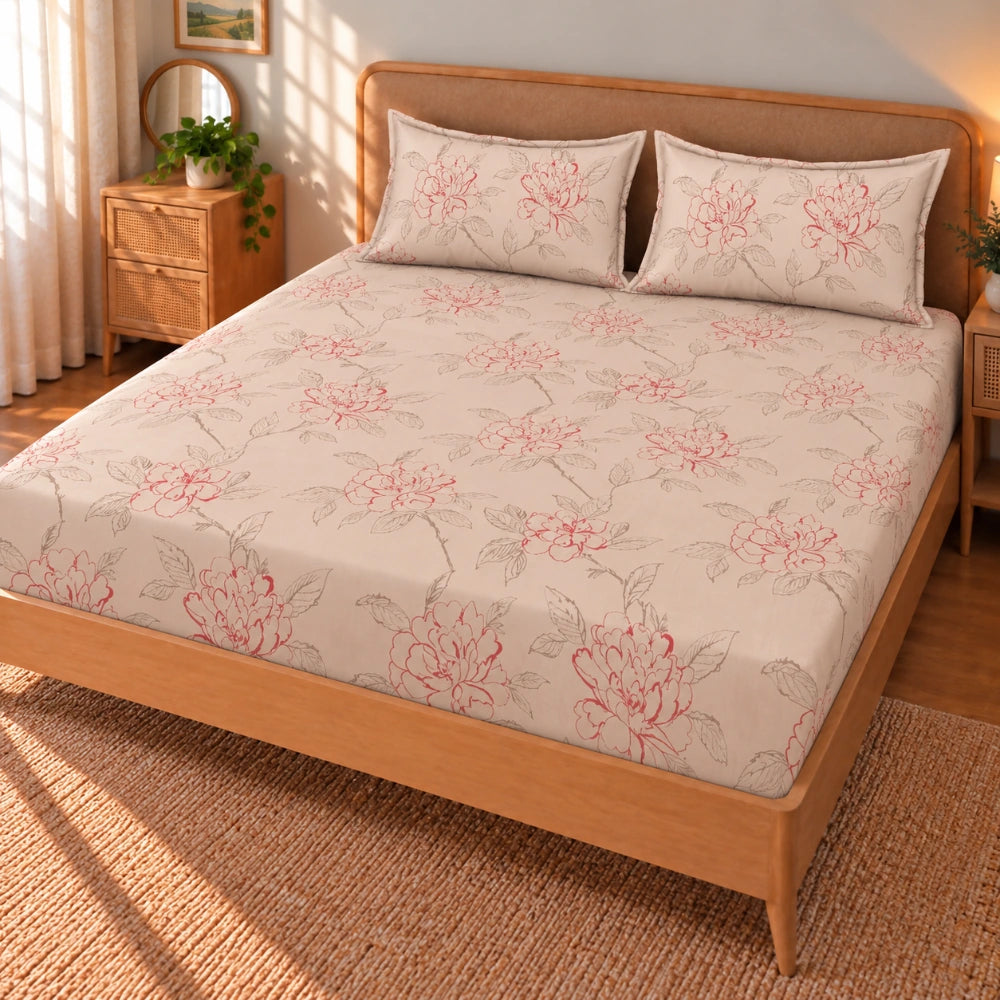 Amari - King - Fitted Bedsheet (78×72 inches)