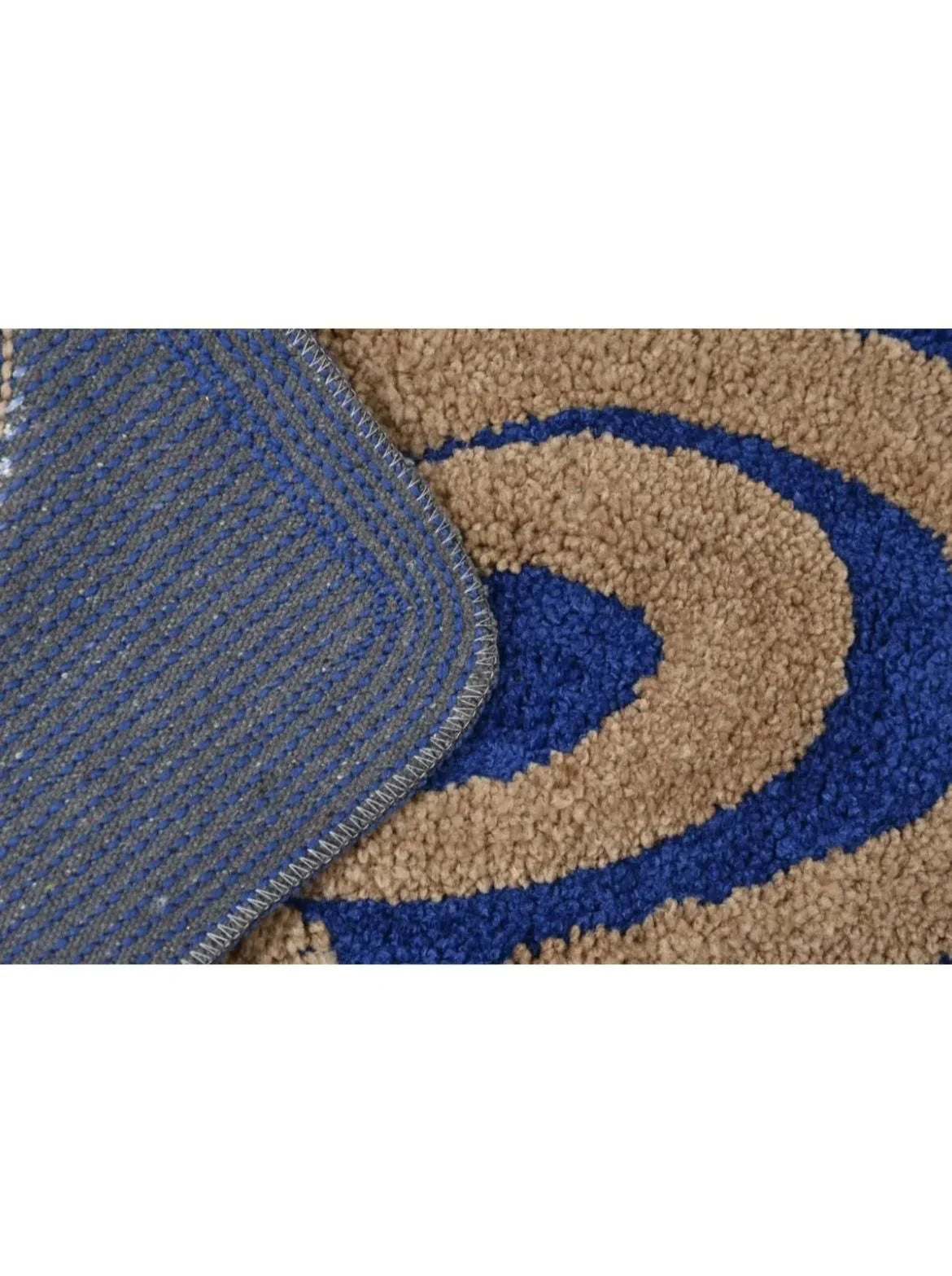 Amore - Blue Microfibre Doormat (Pack of 2)