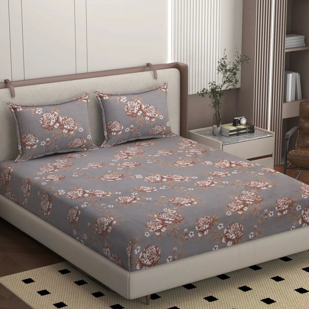 Angelica - King - Fitted Bedsheet (78×72 inches)