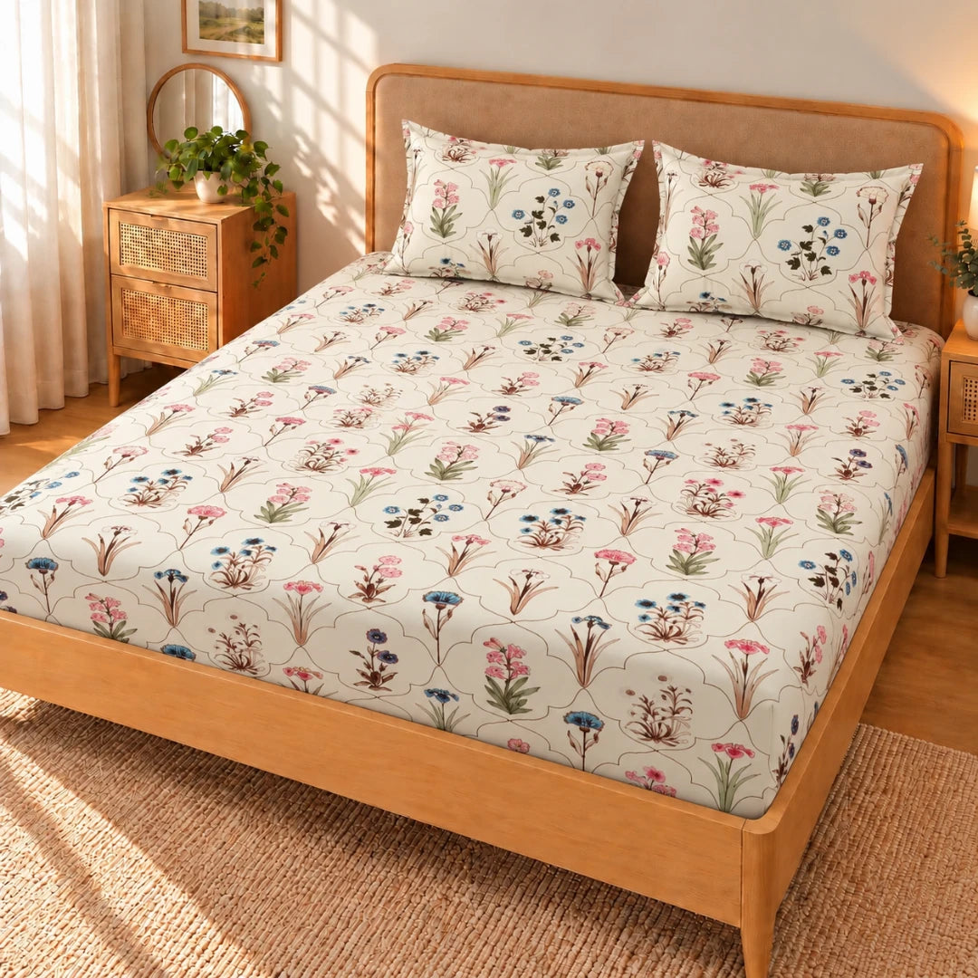 Auralia - King - Fitted Bedsheet (78×72 inches)