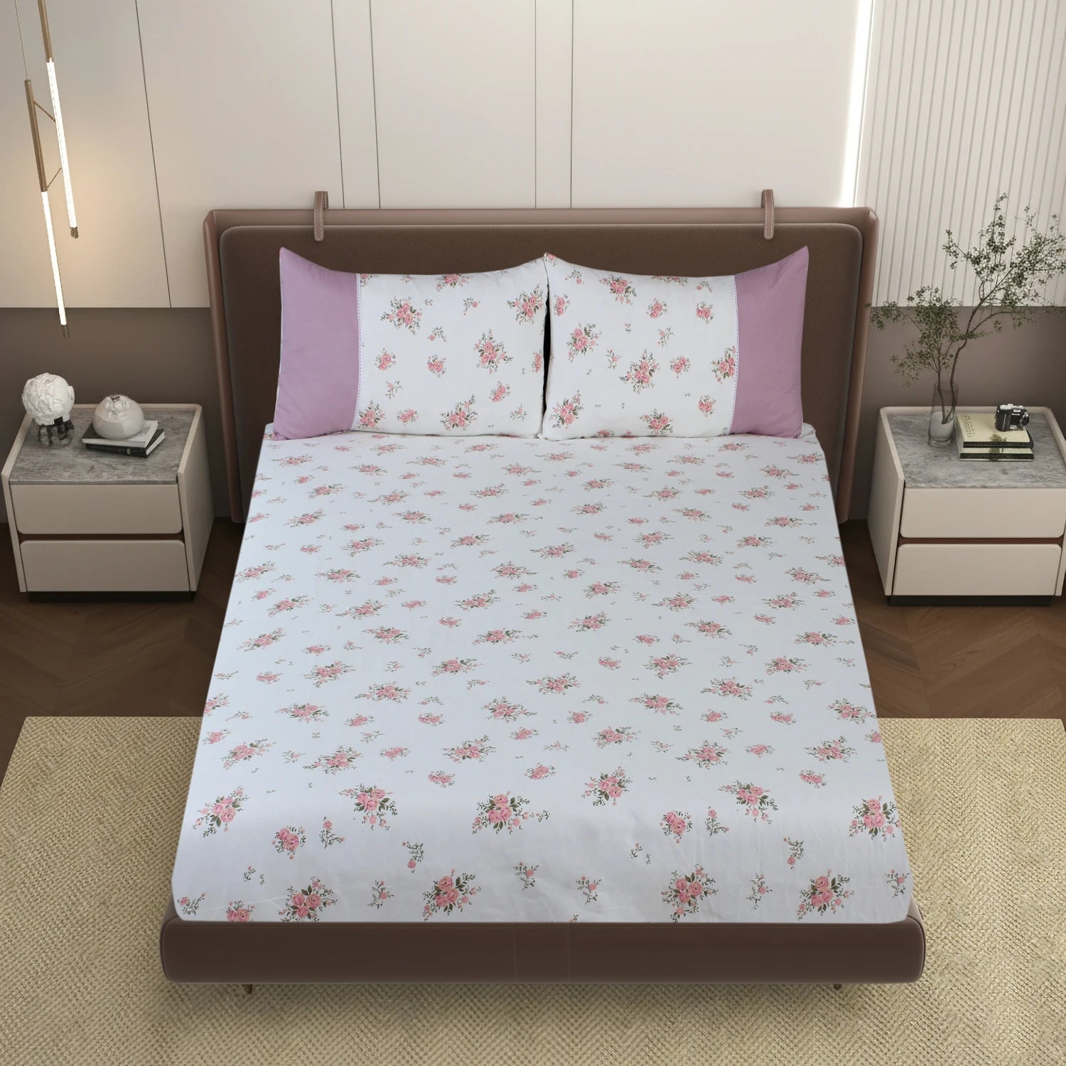 Babylon - Panel - King Fitted Bedsheet (78×72 inches)