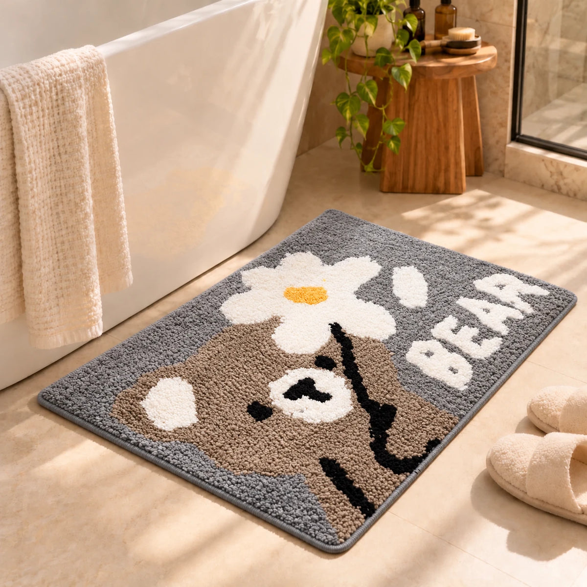 Bira - Anti-Slip Microfibre Doormat (40x60 cm) - Pack of 1