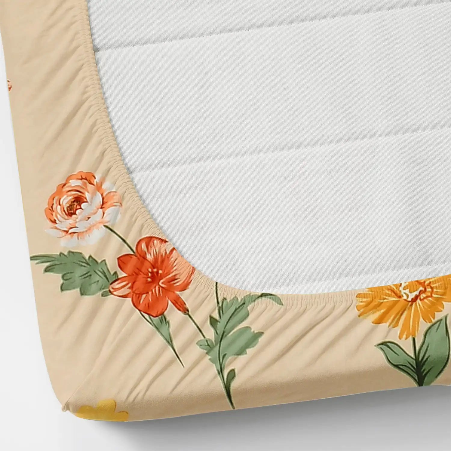 Bloomingdale - Queen/Double - Fitted Bedsheet (76×72 inches)