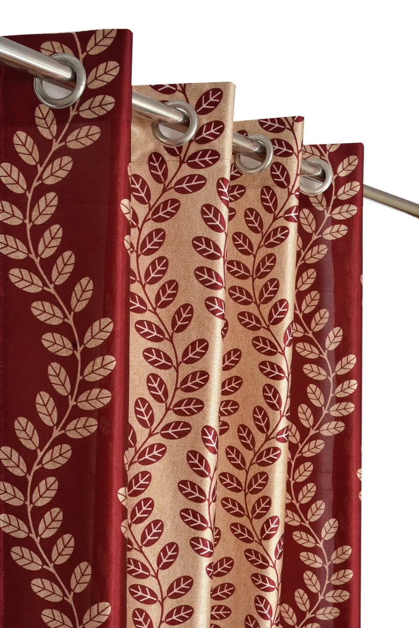 Boston - Red Curtains (Set of 2)