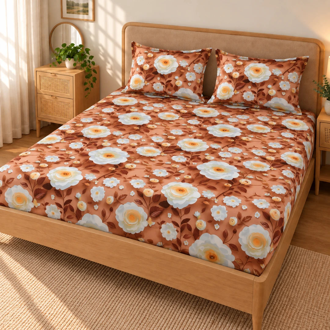Camarra - King - 7D Design Fitted Bedsheet (78×72 inches)