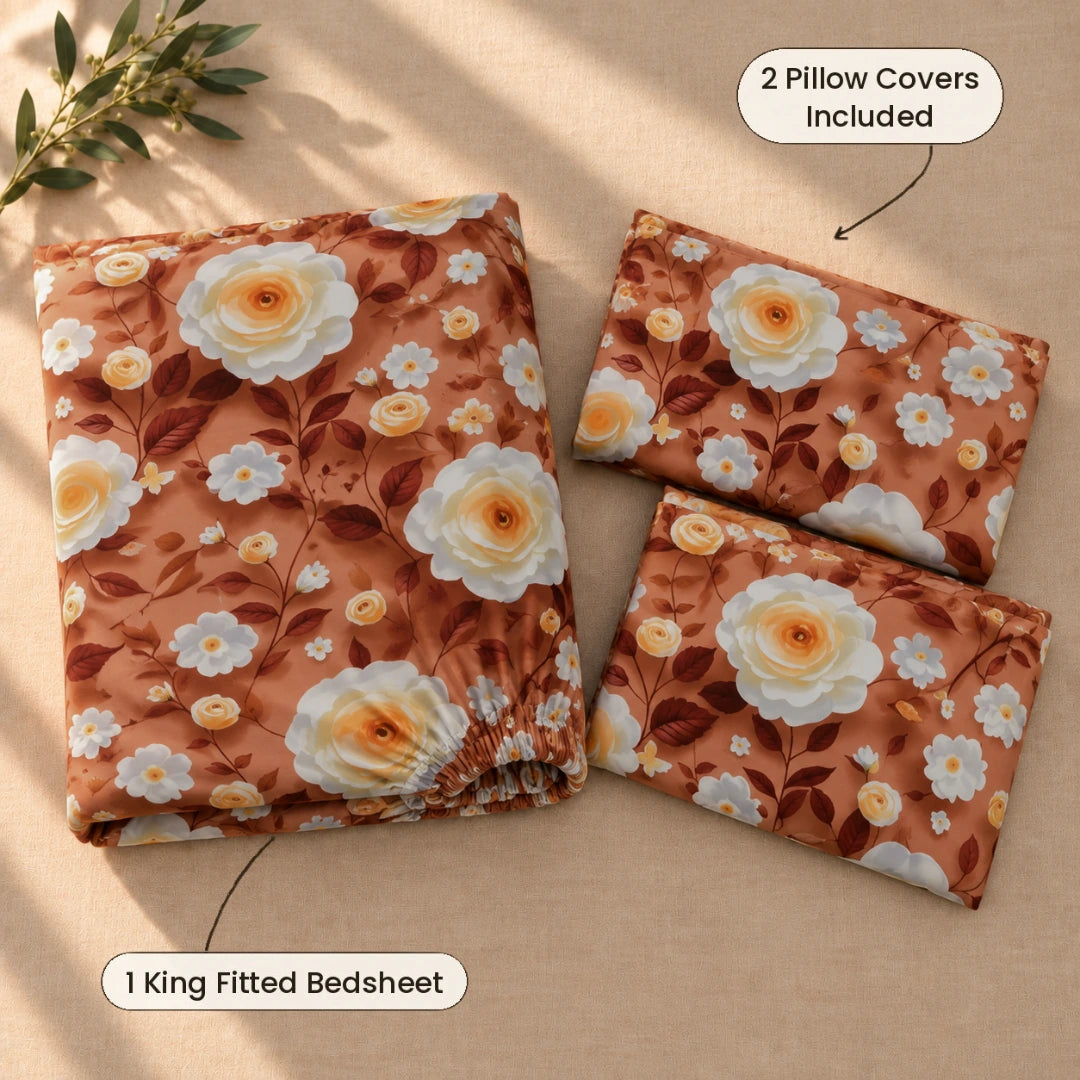 Camarra - King - 7D Design Fitted Bedsheet (78×72 inches)