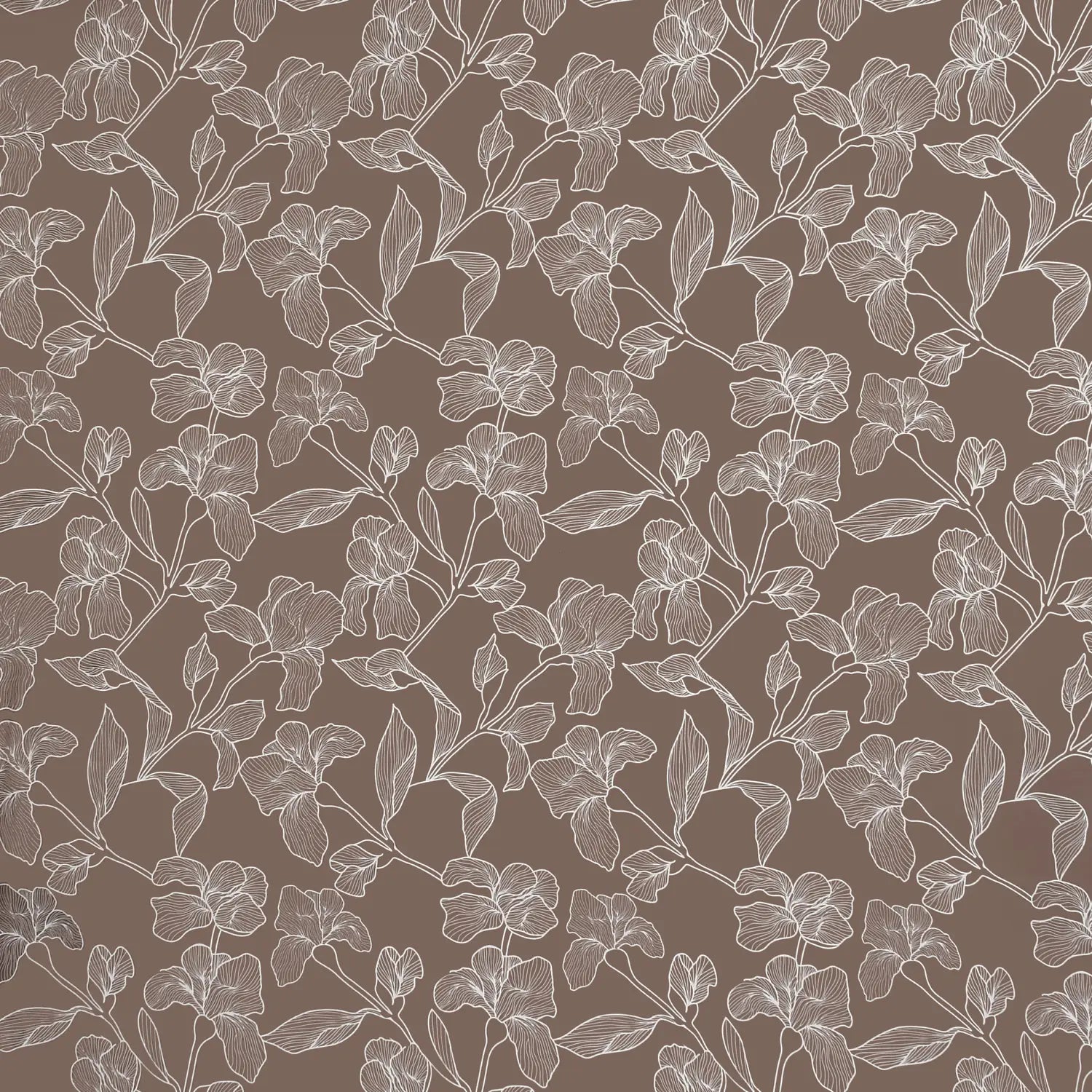 Camelia Mocha - King - Fitted Bedsheet (78×72 inches)