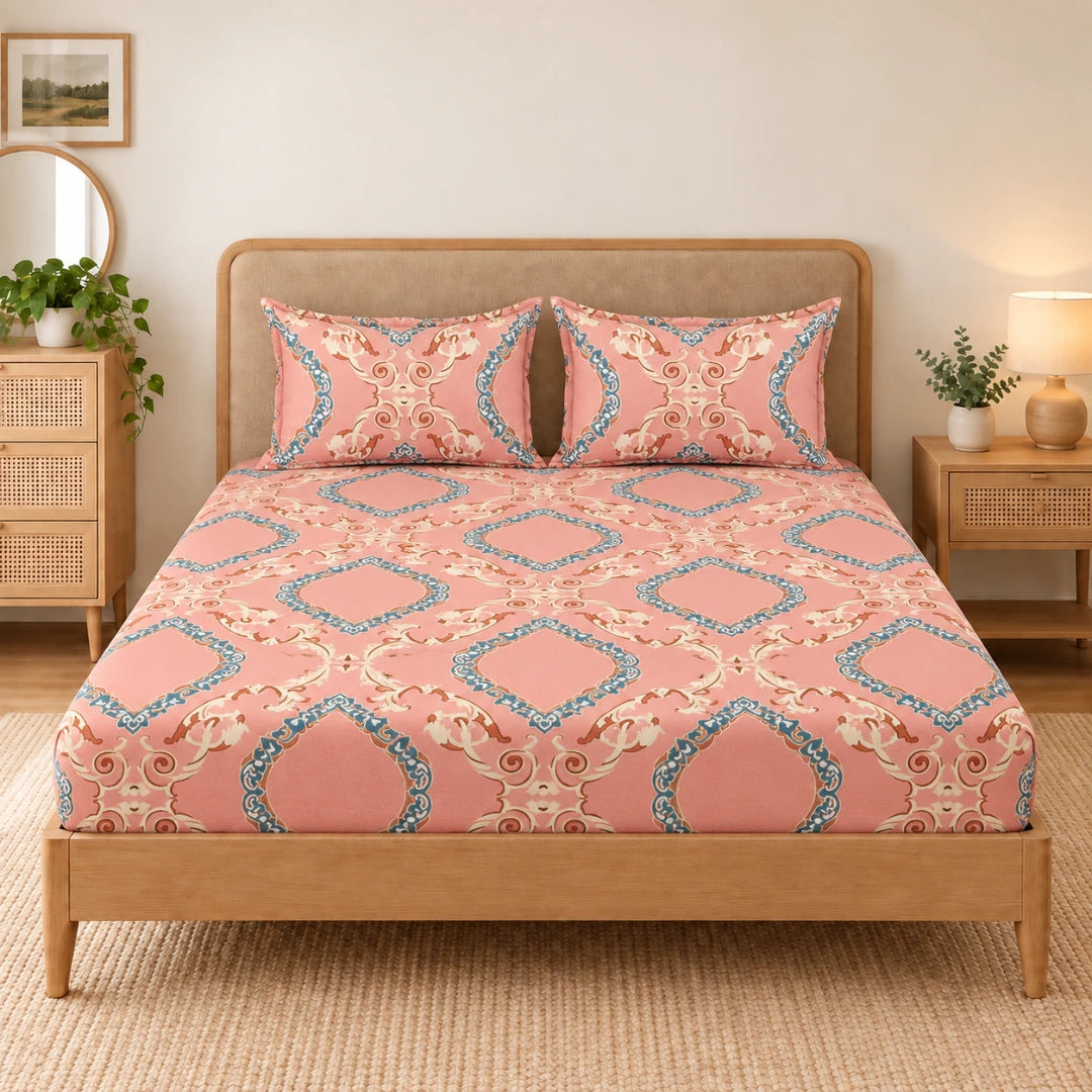 Caprese - Queen/Double - Fitted Bedsheet (76×72 inches)