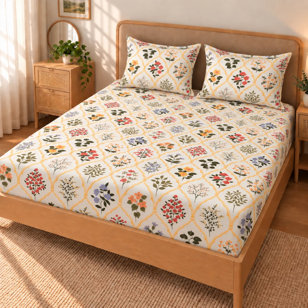 Ceramica - King - Fitted Bedsheet (78×72 inches)