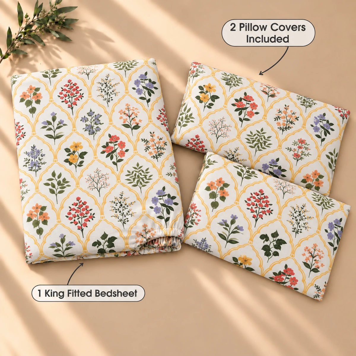 Ceramica - King - Fitted Bedsheet (78×72 inches)