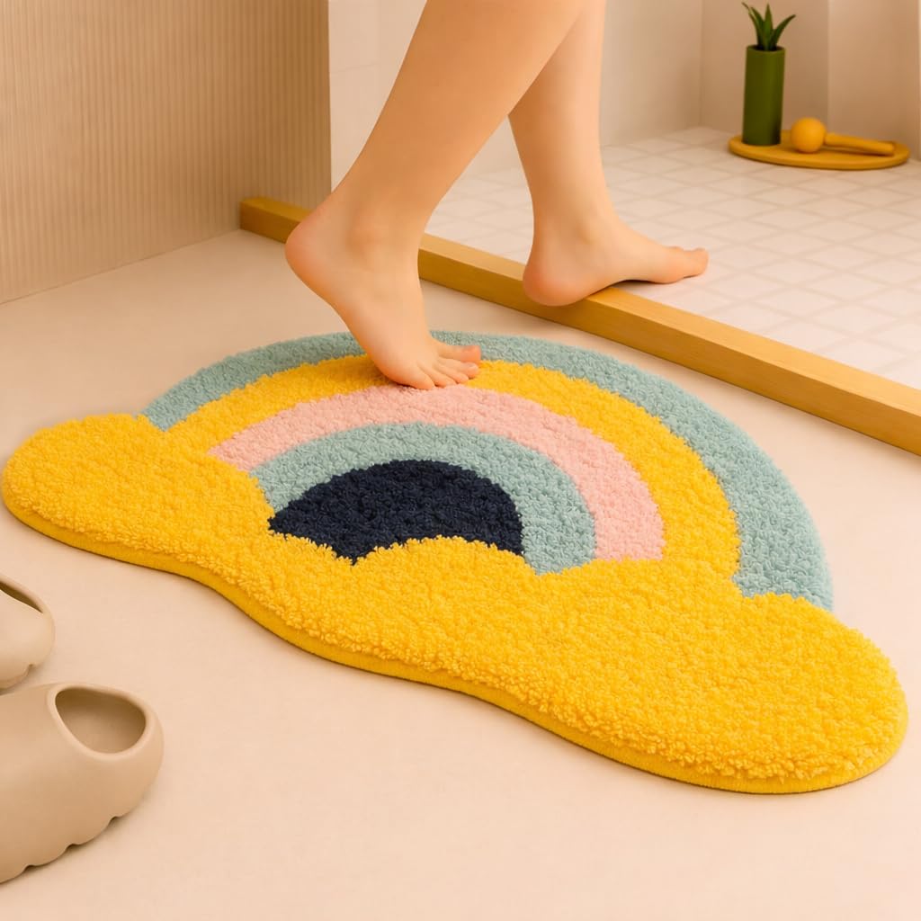 Cloudy - Anti-Slip Microfibre Doormat (40x60 cm) - Pack of 1