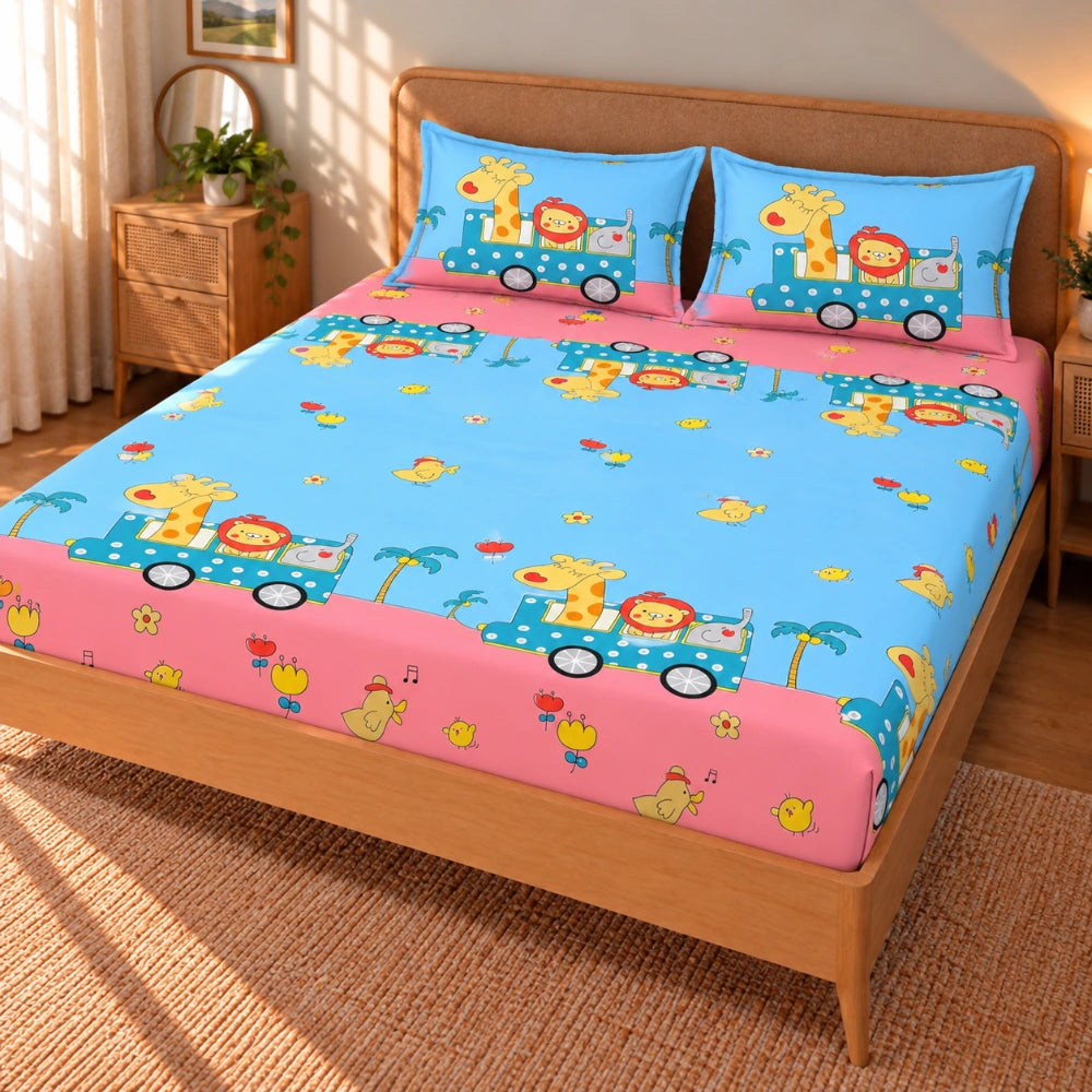 Cocomelo - Queen/Double - Fitted Bedsheet (76×72 inches)