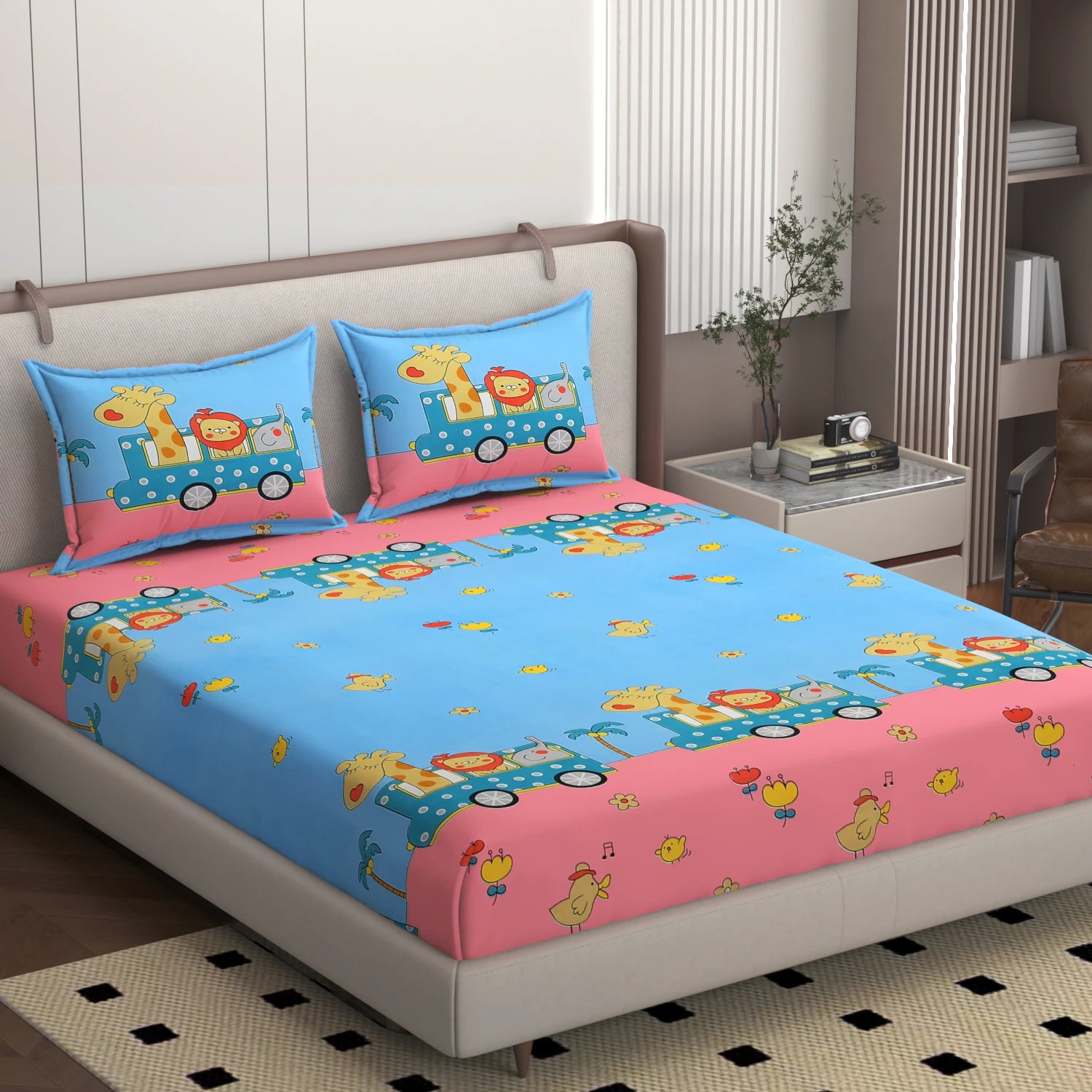 Cocomelo - Queen/Double - Fitted Bedsheet (76×72 inches)