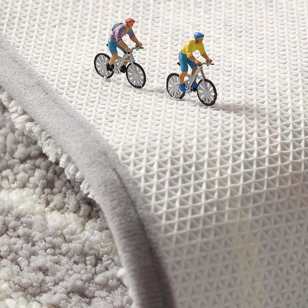 Close-up view of soft microfiber fabric used in best door mats for home by Homio