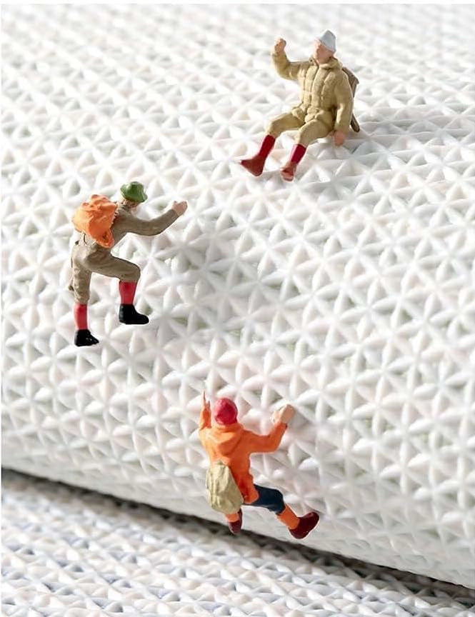 Soft textured microfiber surface from Homio door mats collection with decorative setup