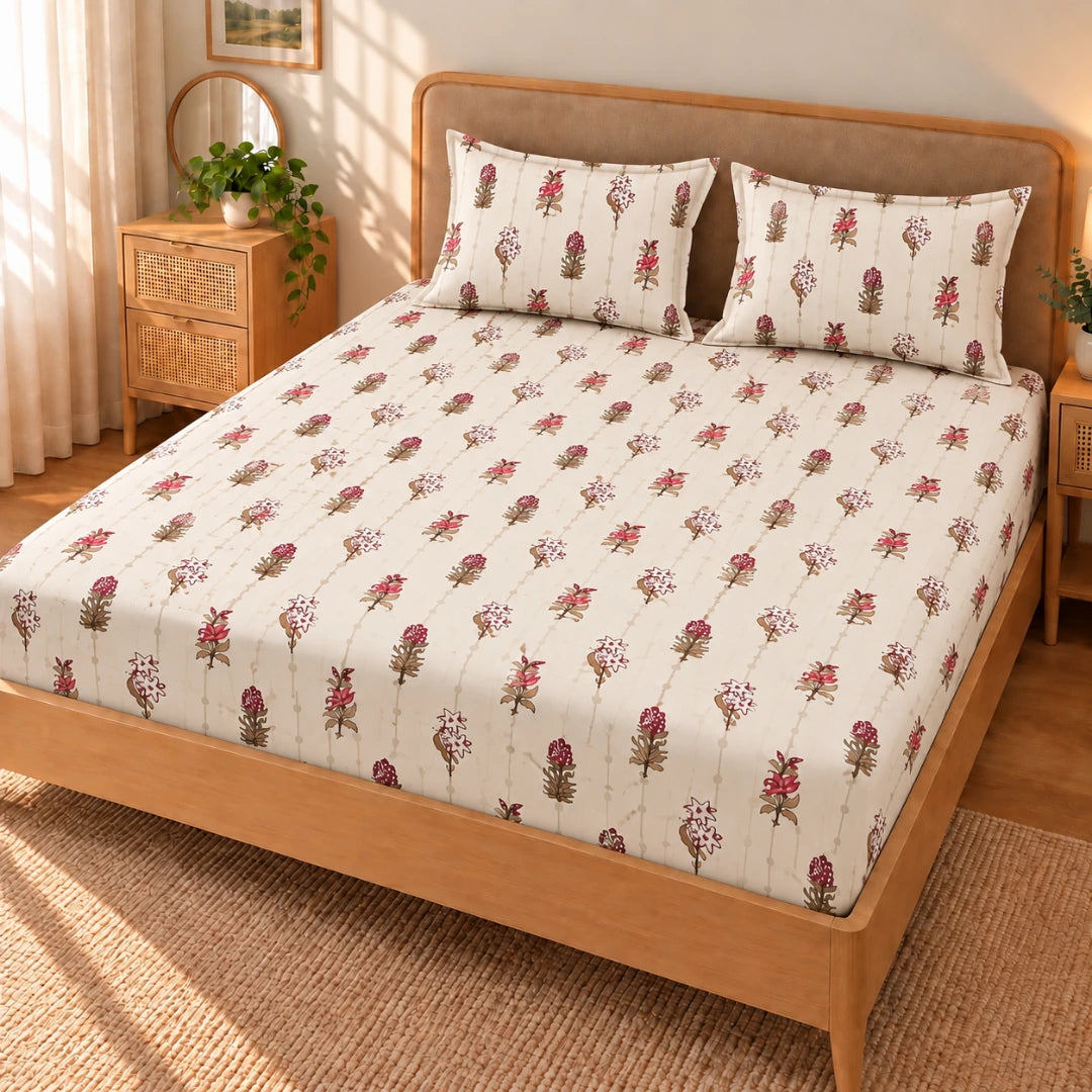 Cortina - King - Fitted Bedsheet (78×72 inches)