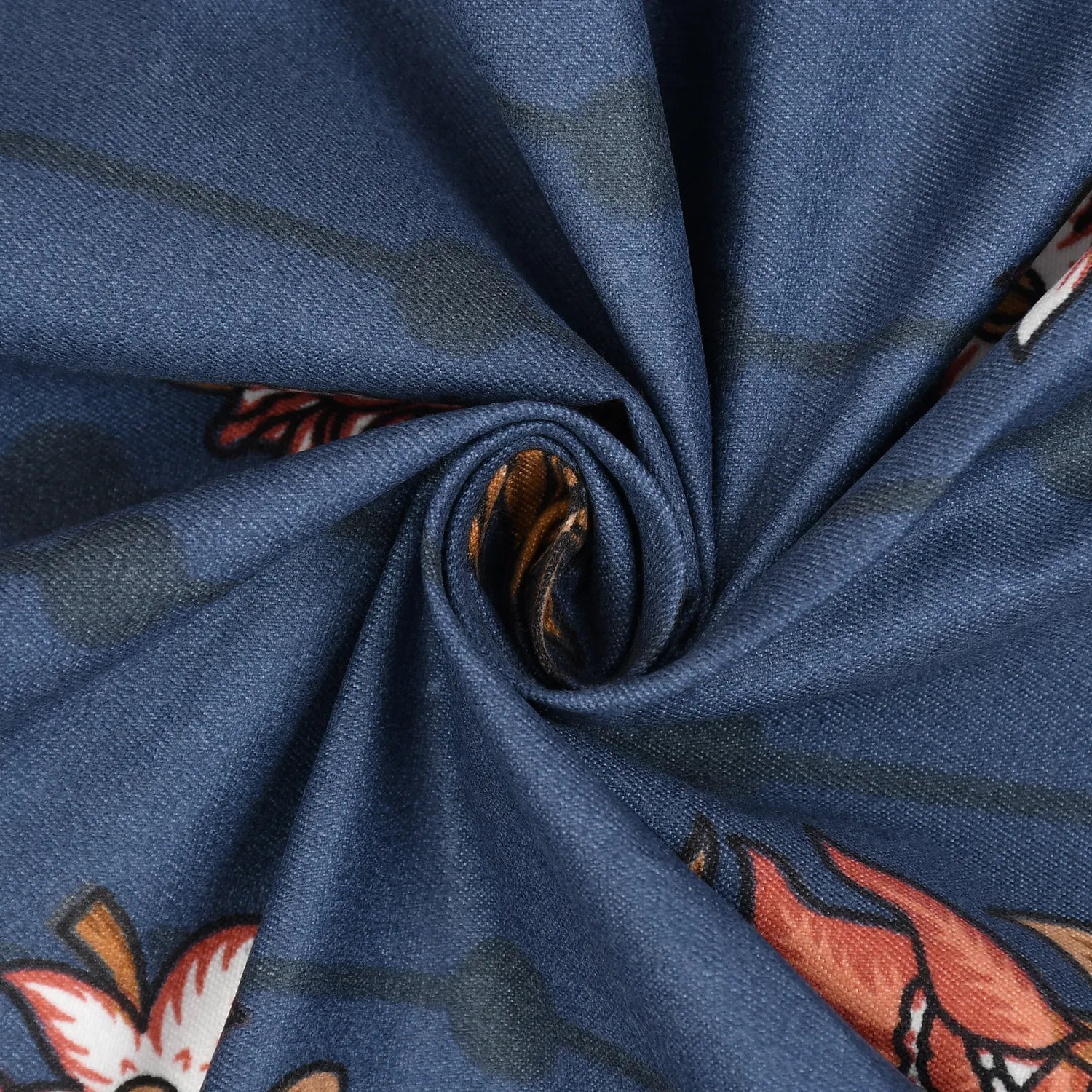 Cortina Blue - King - Fitted Bedsheet (78×72 inches)