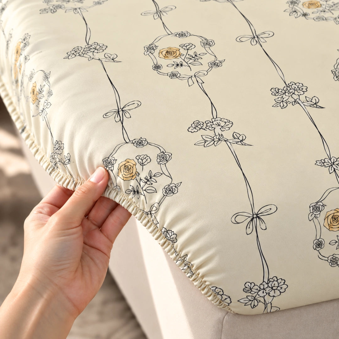 Covah - Queen/Double - Fitted Bedsheet (76×72 inches)