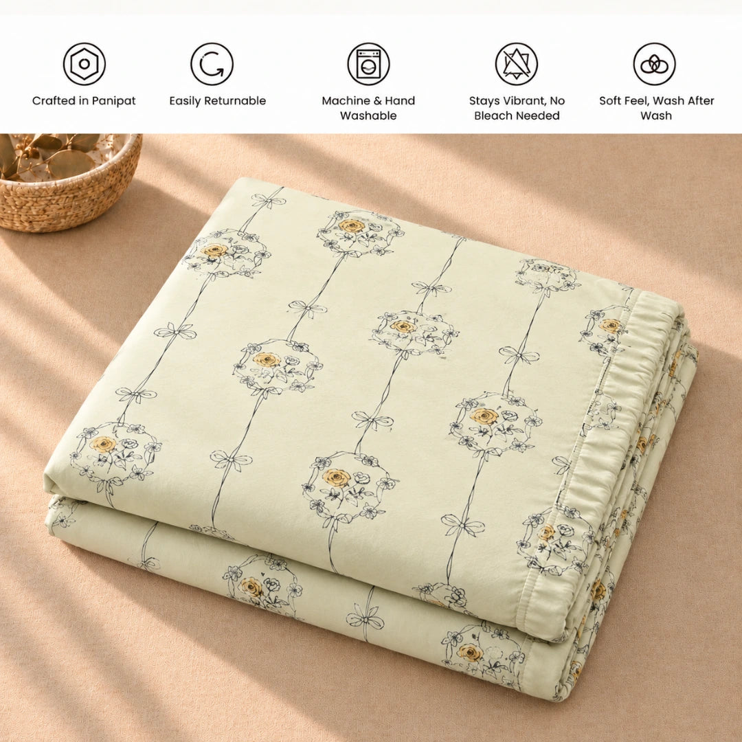 Covah - Queen/Double - Fitted Bedsheet (76×72 inches)