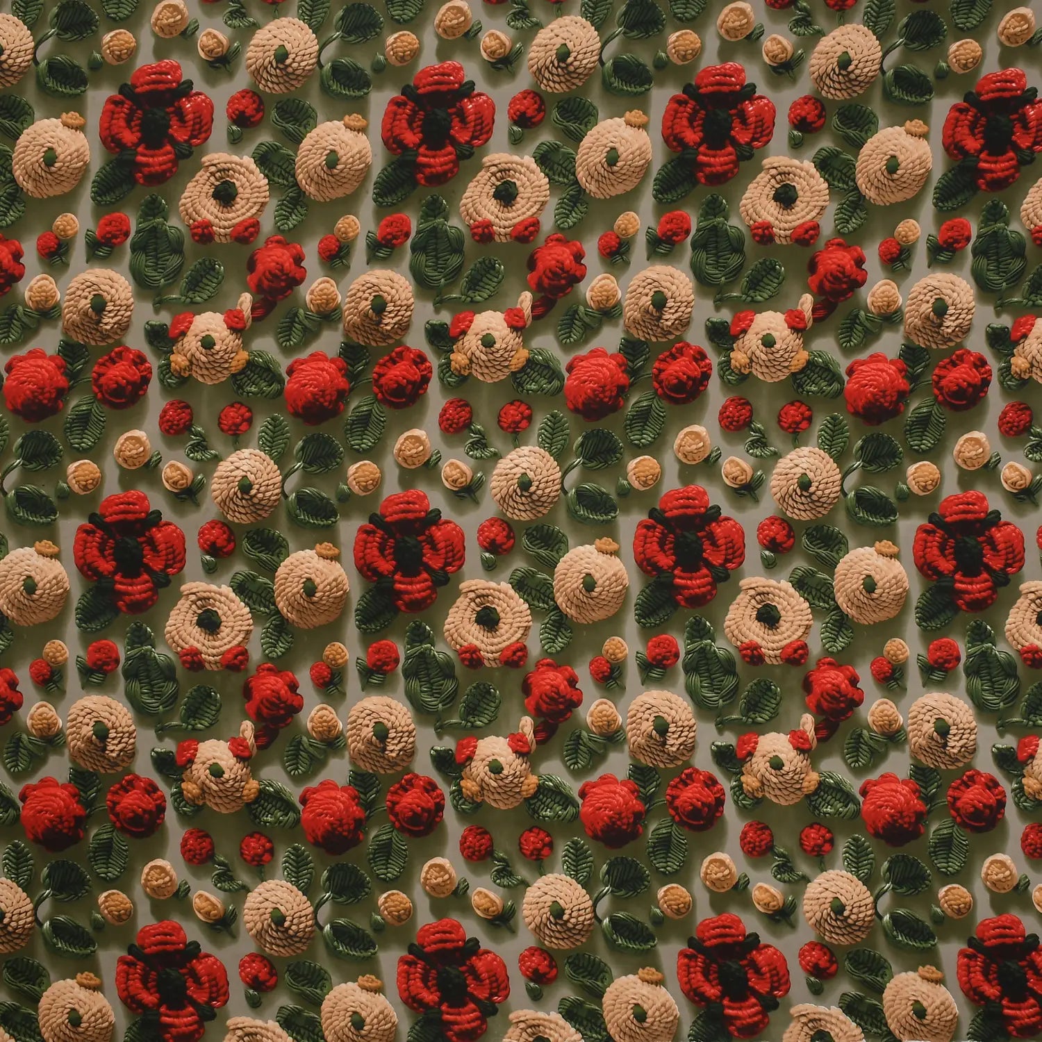 Crochet - King - 7D Design Fitted Bedsheet (78×72 inches)