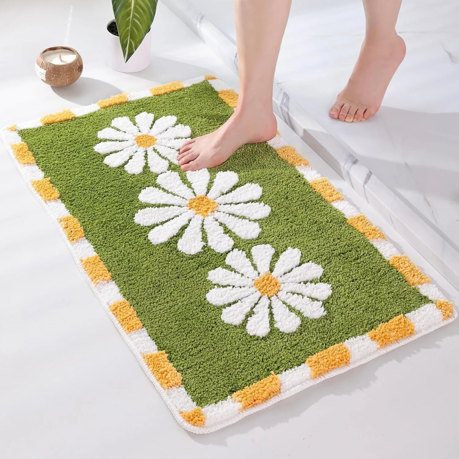 Daffodils - Anti-Slip Microfibre Doormat (40x60 cm) - Pack of 1
