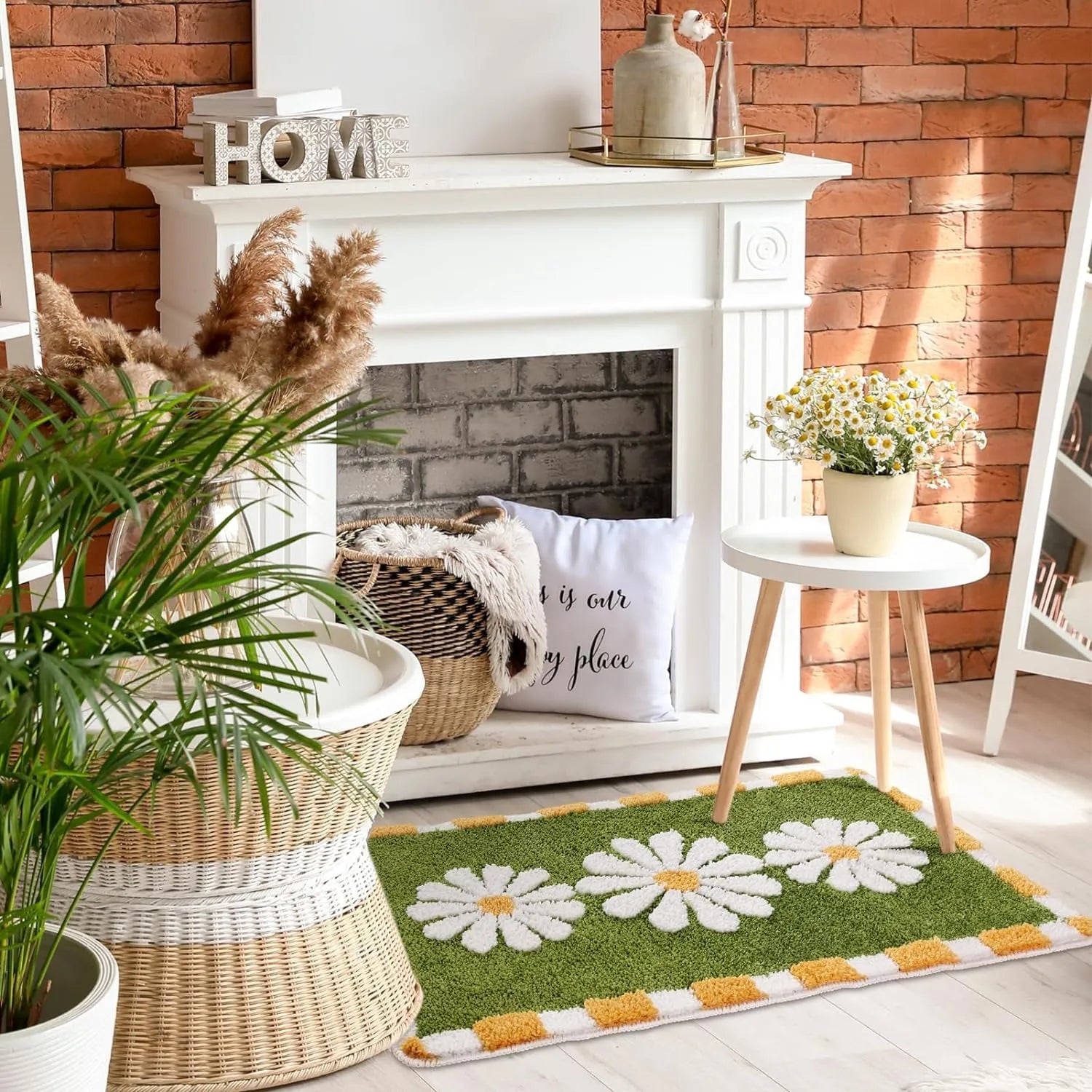 Daffodils - Anti-Slip Microfibre Doormat (40x60 cm) - Pack of 1