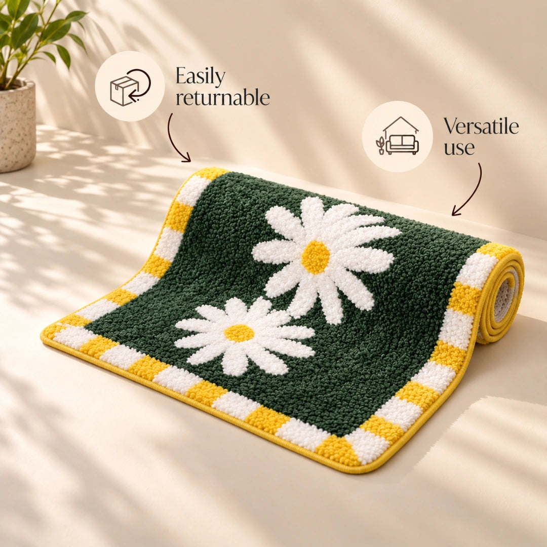 Daffodils - Anti-Slip Microfibre Doormat (40x60 cm) - Pack of 1