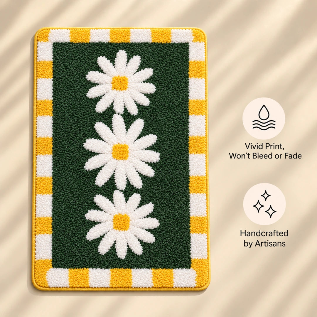 Daffodils - Anti-Slip Microfibre Doormat (40x60 cm) - Pack of 1