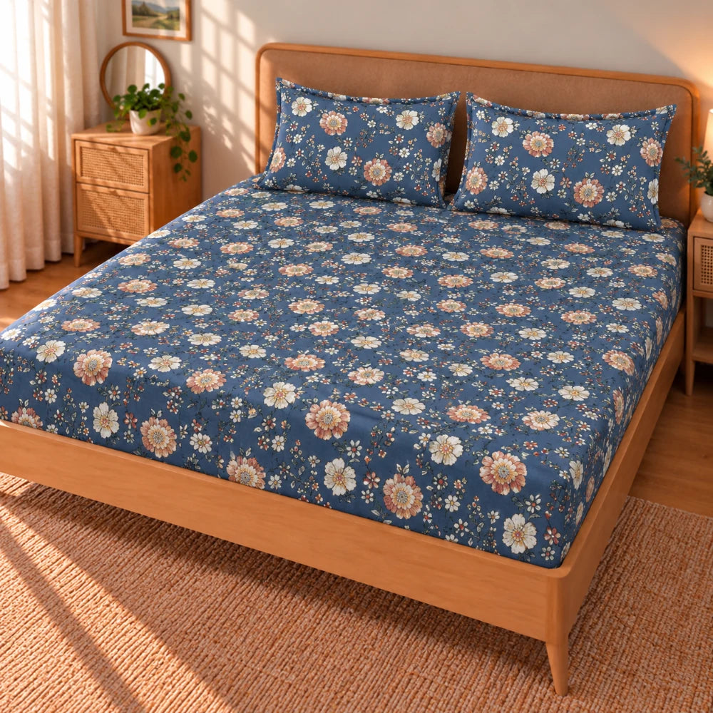 Devina - King - Fitted Bedsheet (78×72 inches)