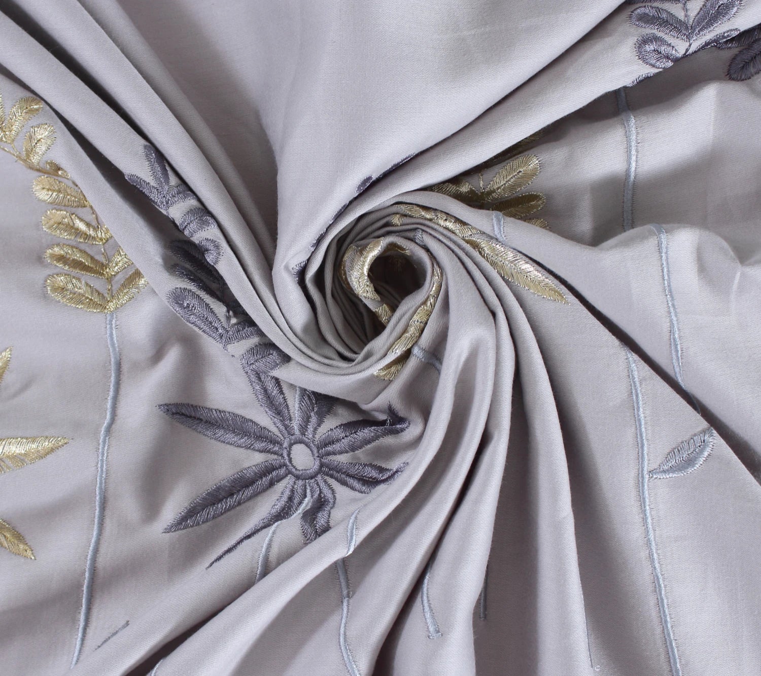 EDEN - Aster Sky - Pure Cotton King Bedsheet (108×108 inches)