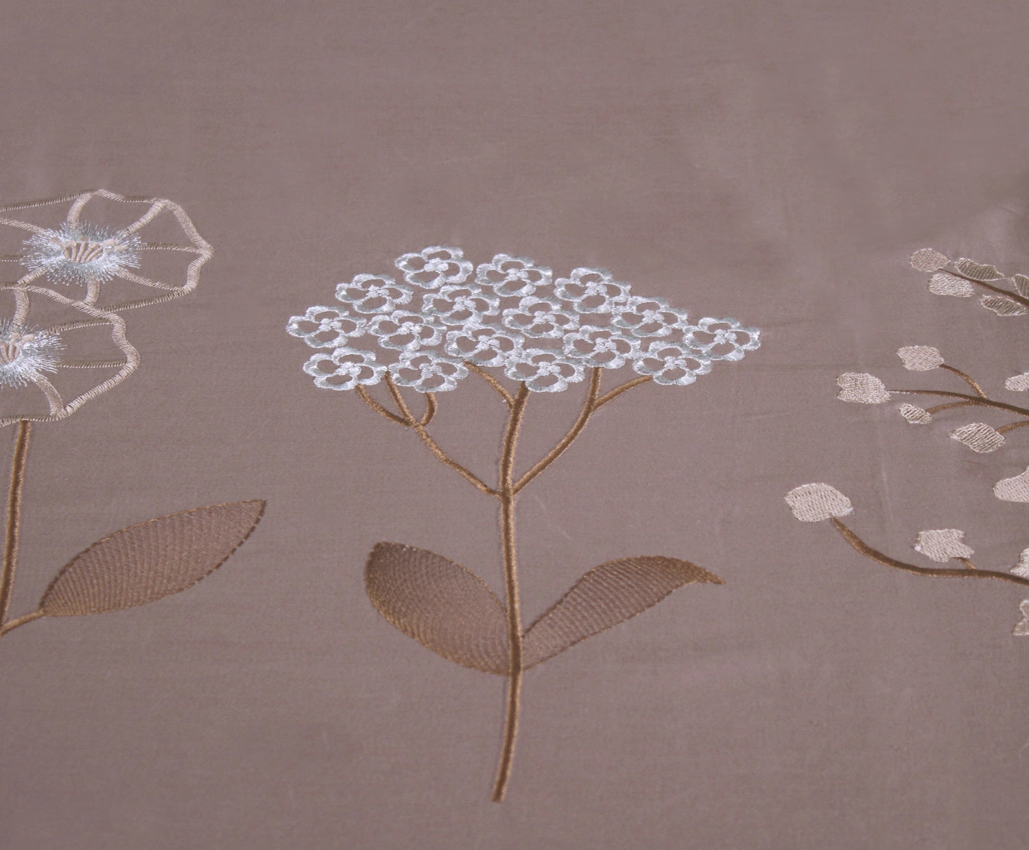 EDEN - Petra Mocha - Pure Cotton King Bedsheet (108×108 inches)