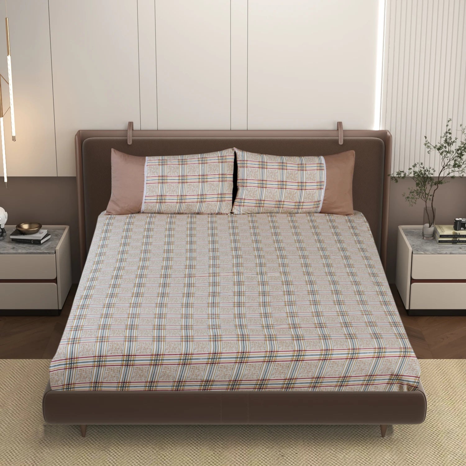 Emperor - Panel - King Fitted Bedsheet (78×72 inches)