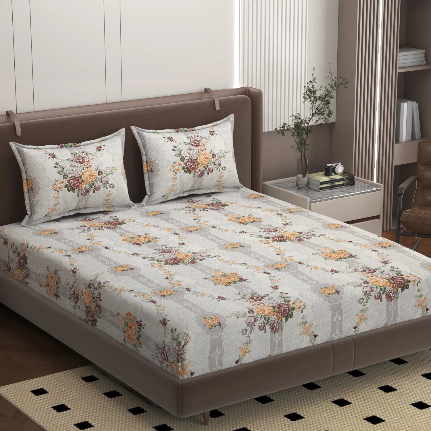 Evelyn - King - Fitted Bedsheet (78×72 inches)