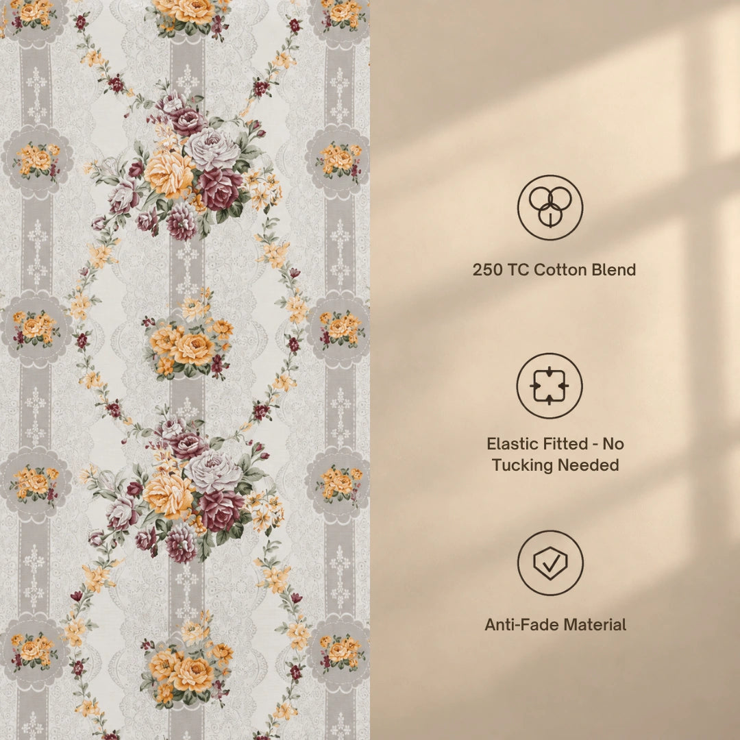 Evelyn - King - Fitted Bedsheet (78×72 inches)