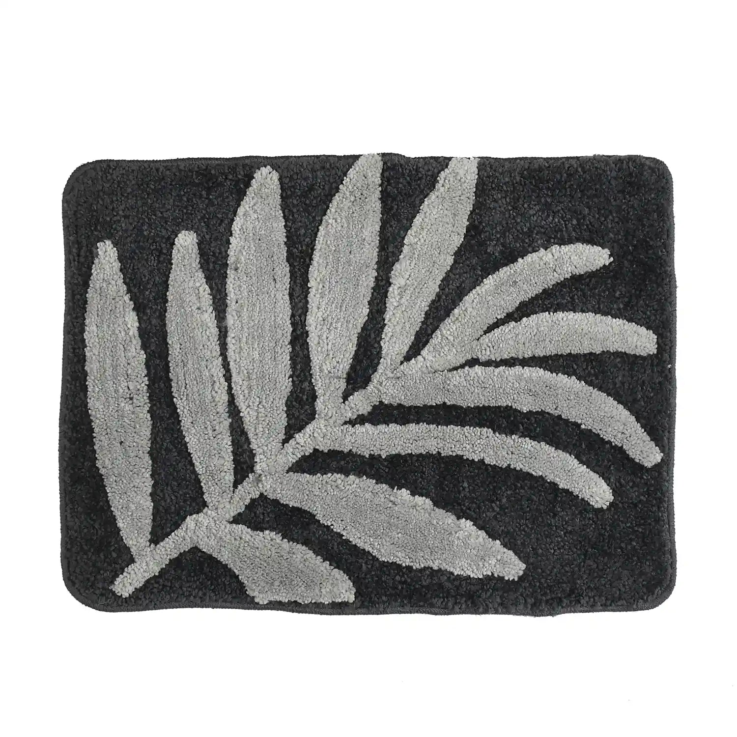 Fern - Silver Microfibre Doormat (40x60 cm)