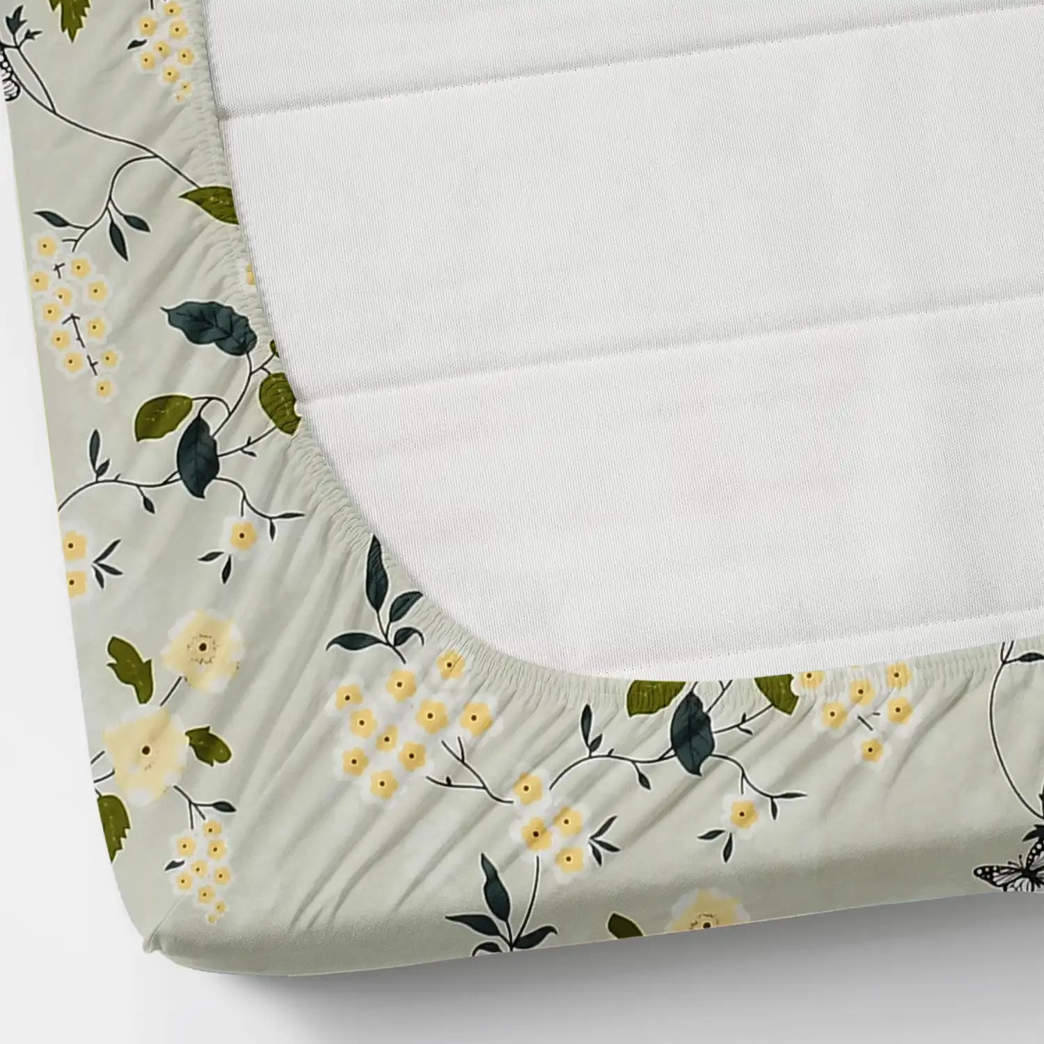 Fiona - Queen/Double - Fitted Bedsheet (76×72 inches)