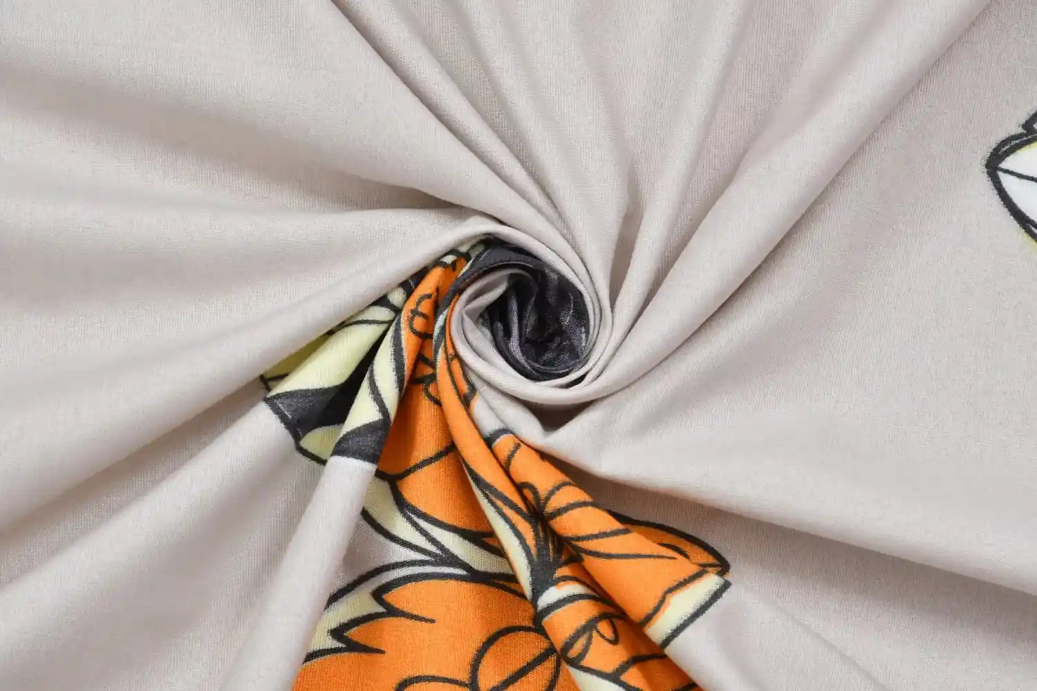 Floral Dusk - Queen/Double - Fitted Bedsheet (76×72 inches)