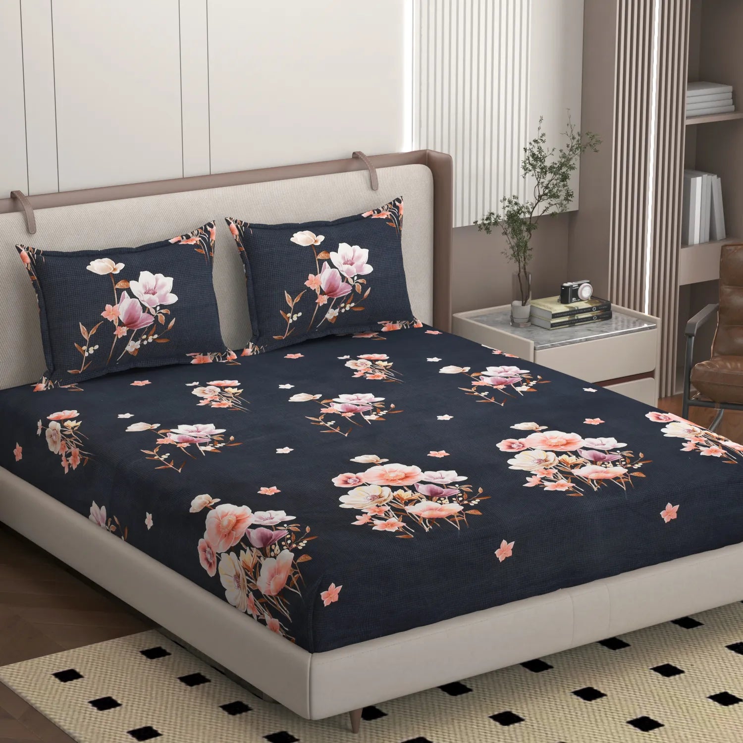 Florella - King - Fitted Bedsheet (78×72 inches)