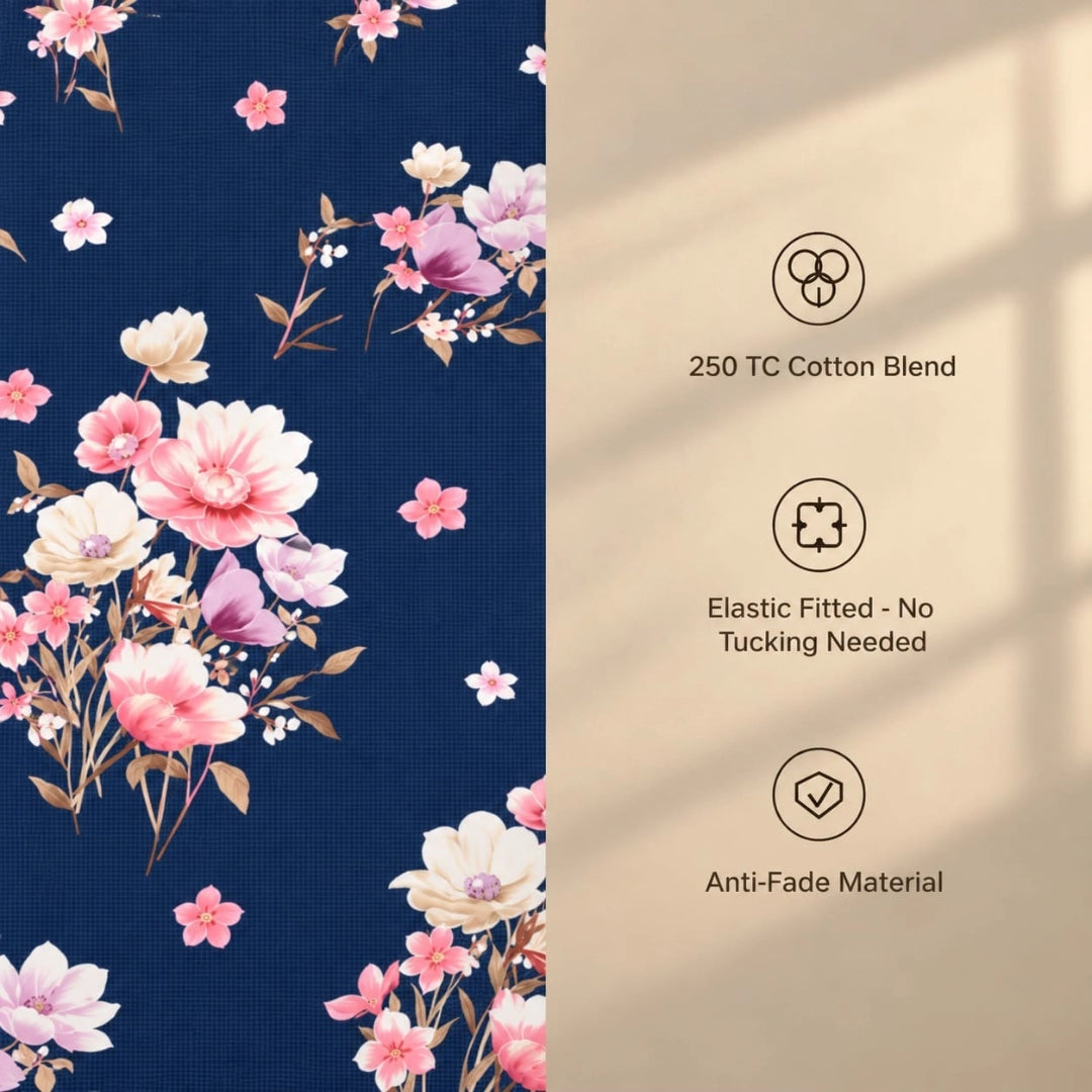 Florella - King - Fitted Bedsheet (78×72 inches)