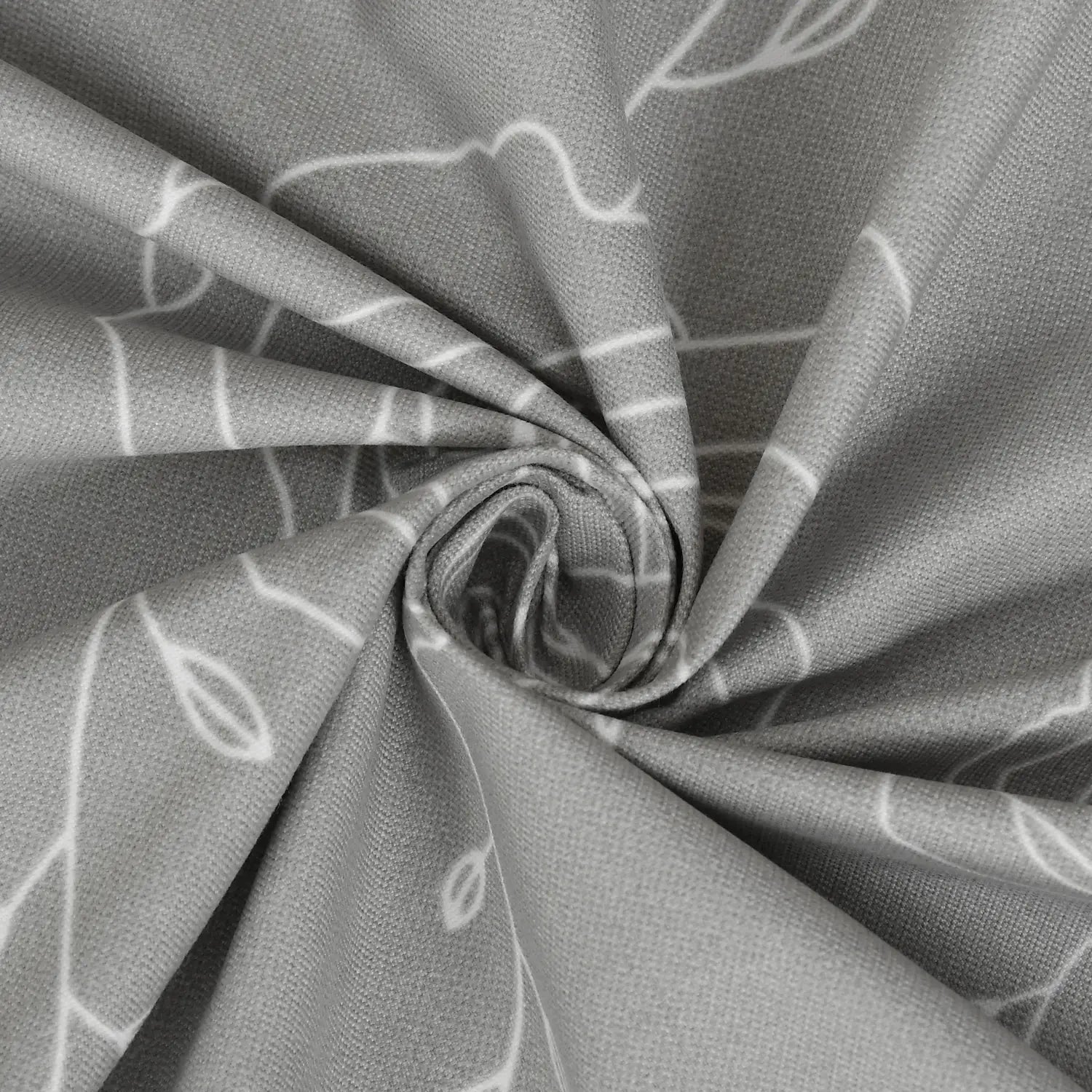 Floretta Grey - King - Fitted Bedsheet (78×72 inches)