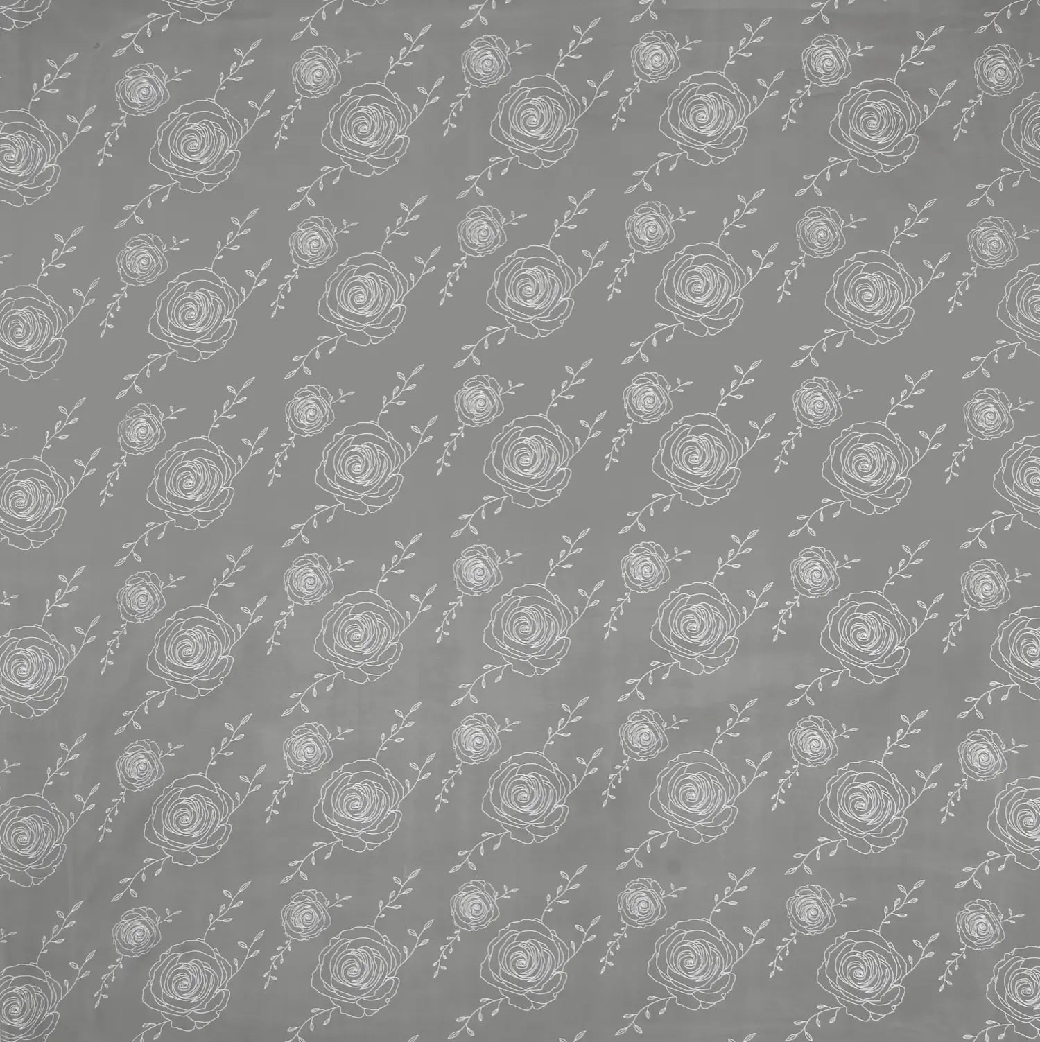 Floretta Grey - King - Fitted Bedsheet (78×72 inches)