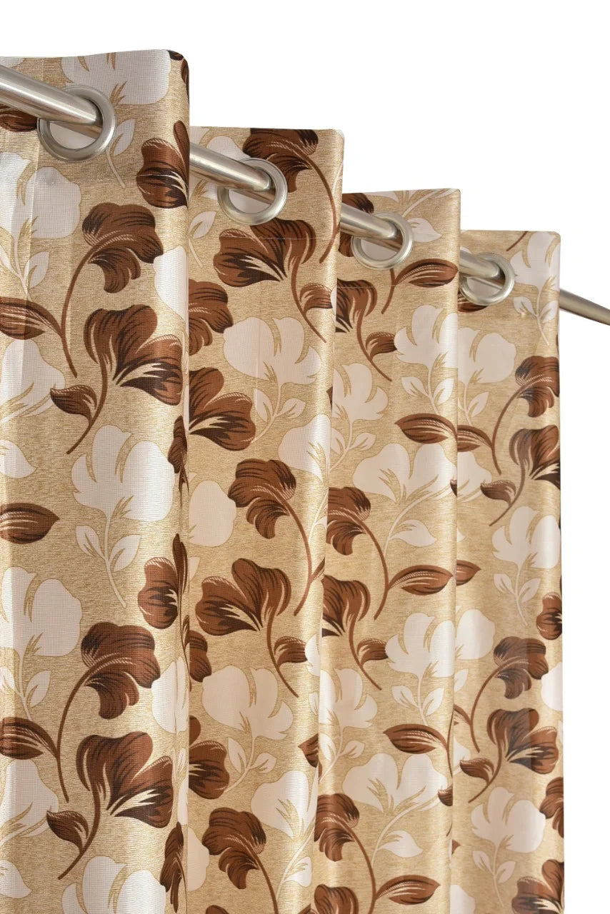 Freesia - Brown Curtains (Set of 2) - Discontinued