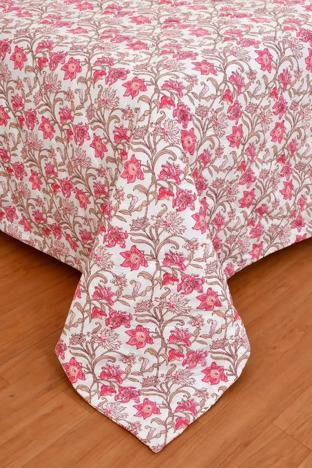 Fuchsia - Reversible Comforter - Double Bed
