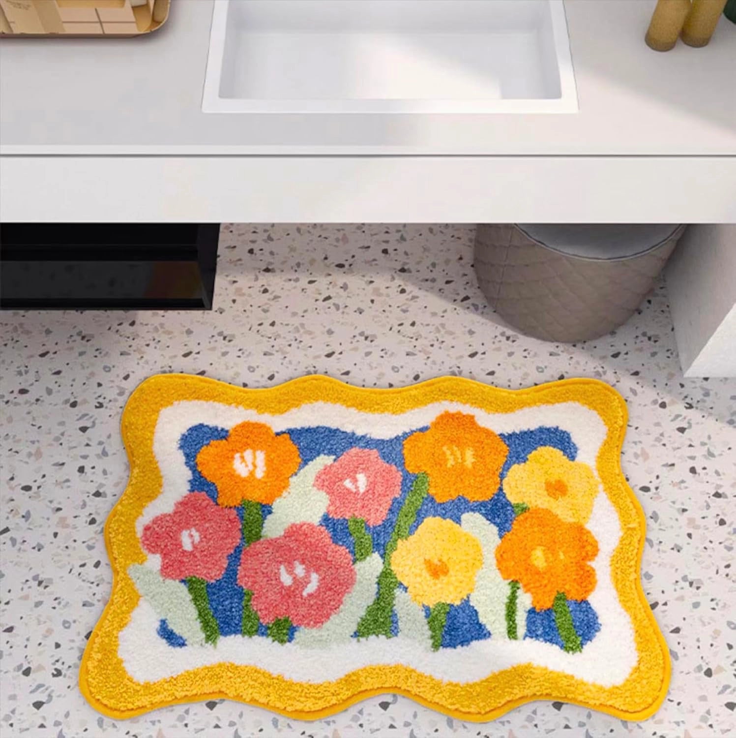 Gardenia - Anti-Slip Microfibre Doormat (40x60 cm) - Pack of 1