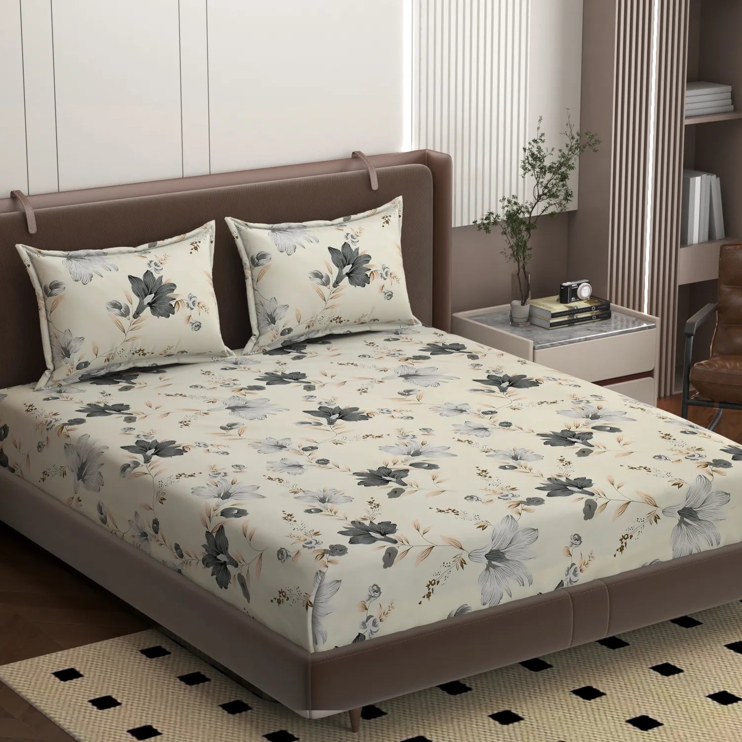 Haley - King - Fitted Bedsheet (78×72 inches)