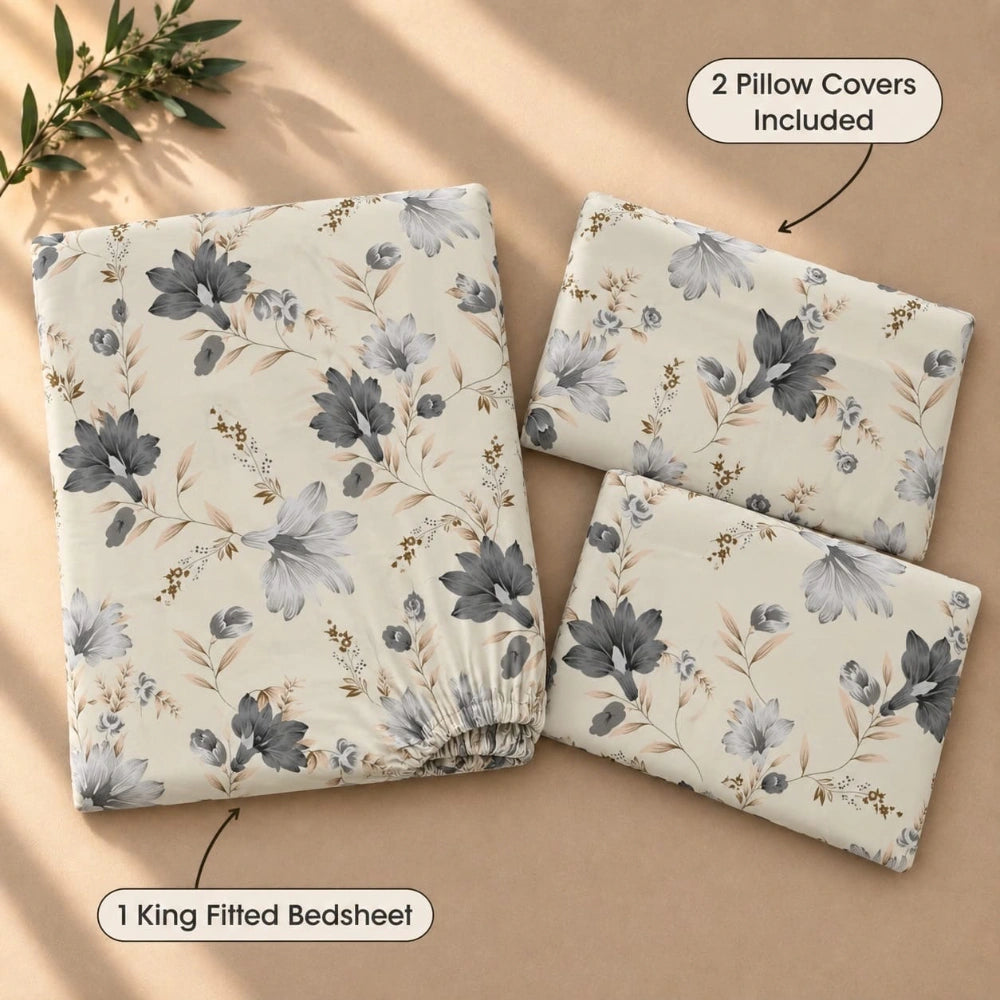 Haley - King - Fitted Bedsheet (78×72 inches)
