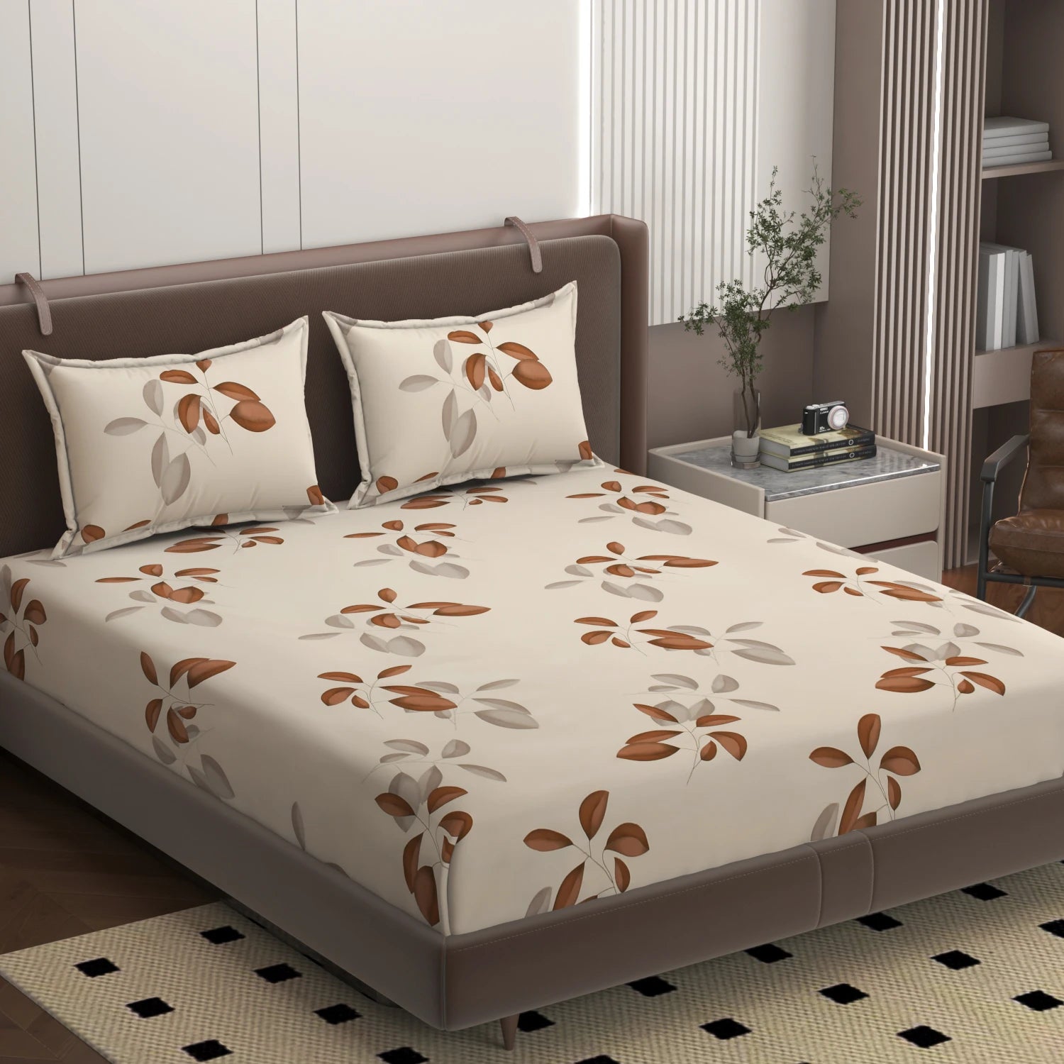Hazelwood - King - Fitted Bedsheet (78×72 inches)
