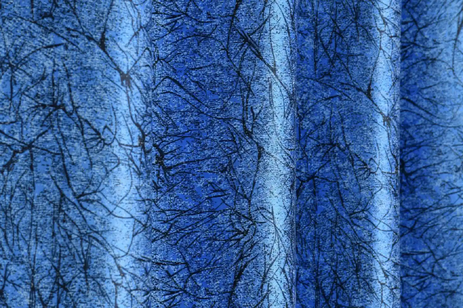 Heather - Blue Curtains (Set of 2)